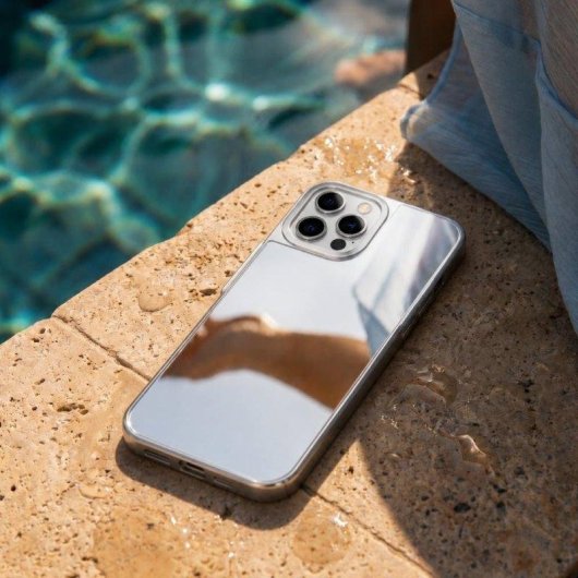 Funda para móvil La Casa de las Carcasas Espejo Bordes reforzados para iPhone 12