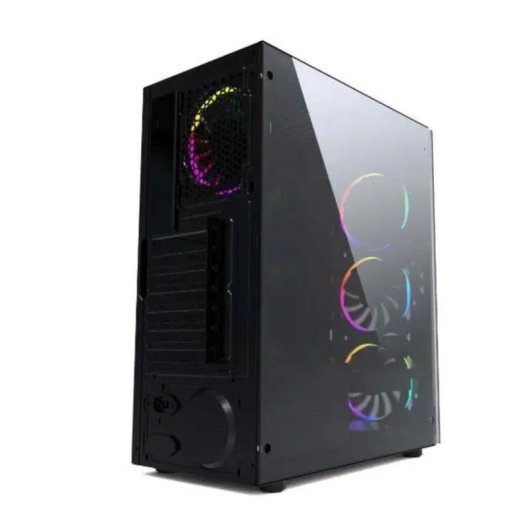 Case PC Gembird Fornax 1500RGB Midi Tower ATX Nero Trasparente