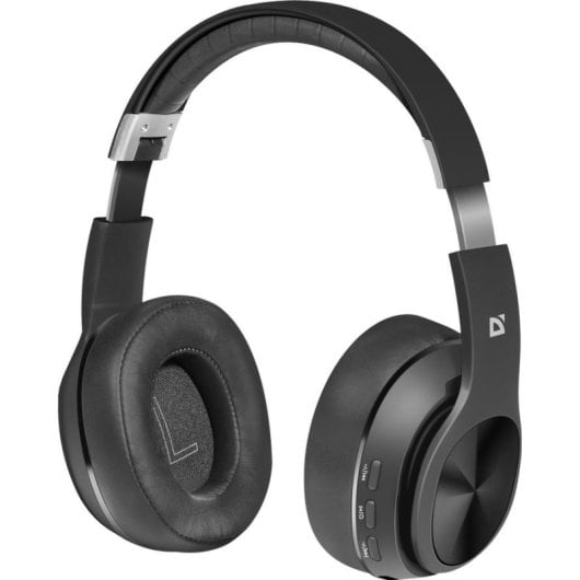 Auriculares Defender FreeMotion B540 inalámbricos Bluetooth 5.4 con micrófono y MicroSD negros