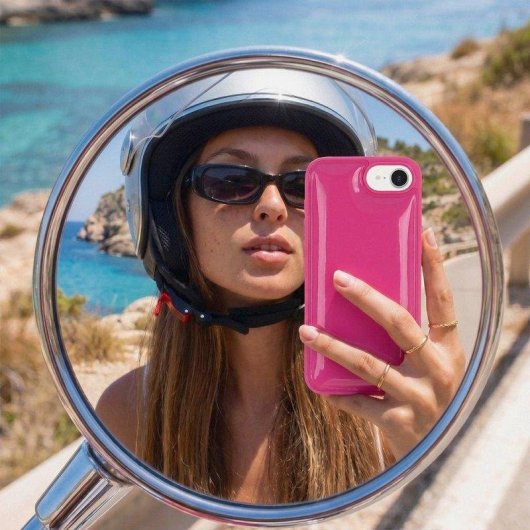 Funda para móvil La Casa de las Carcasas Cloud Silicona Flexible Transparente para iPhone SE