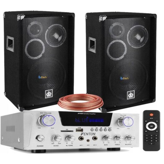 Dibeisi G8001-8 Sistema Audio 2.0 200W RMS Bluetooth USB SD AUX Karaoke