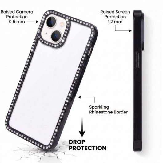 Capa Bumper Perlitas La Casa de las Carcasas para iPhone 13 Mini