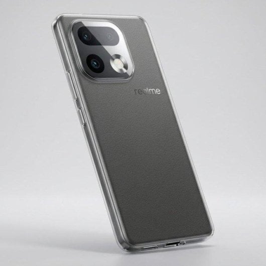 Capa Silicone Transparente Flexível Antiderrapante La Casa de las Carcasas para Realme 16 Pro +