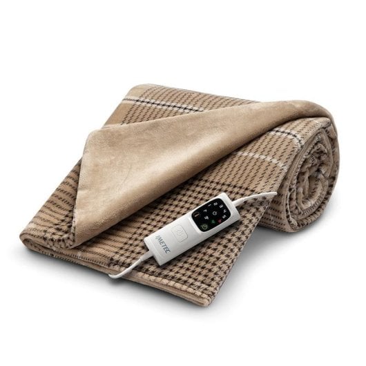 Manta elétrica Imetec 16936 bege veludo 180x140 cm 150 W 6 níveis calor