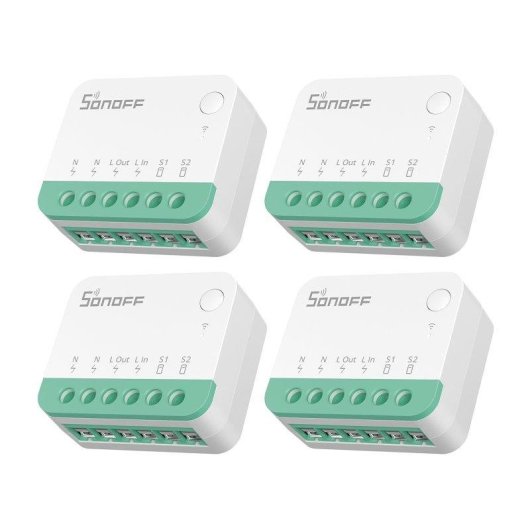 Interrupteur Intelligent Sonoff MINIR4M Wi-Fi Matter Pack de 4 10A