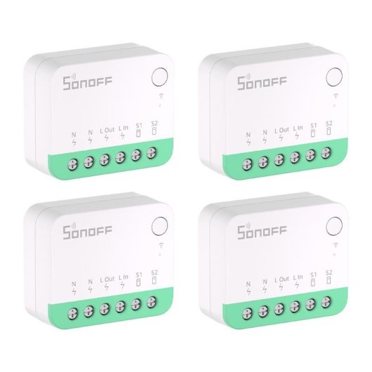 Interrupteur Intelligent Sonoff MINIR4M Wi-Fi Matter Pack de 4 10A