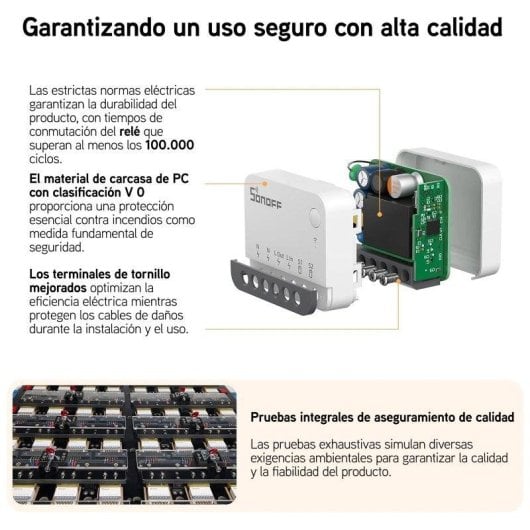 Interruptor Inteligente Sonoff ZBMINIR2 Zigbee 3.0 Pack 4 unidades 10A