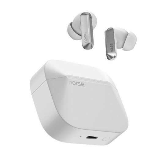 Auriculares Noise Alt Buds inalámbricos Bluetooth 5.3 con cancelación de ruido y micrófono, blancos