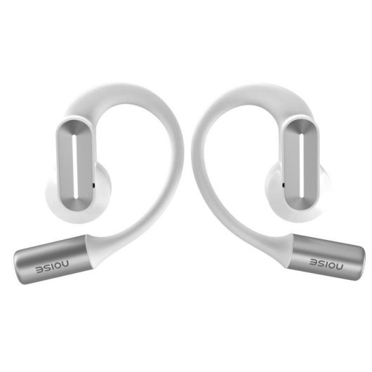 Auriculares Noise Alt Open inalámbricos Bluetooth 5.3 Open-Ear con micrófono y resistencia IPX5 blancos