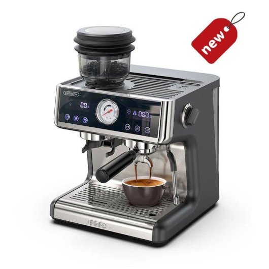 Cafetière expresso Hibrew H7A 2,8 L 20 Bars avec moulin intégré 30 niveaux