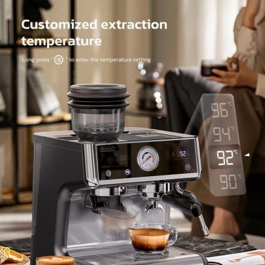 Cafetière expresso Hibrew H7A 2,8 L 20 Bars avec moulin intégré 30 niveaux