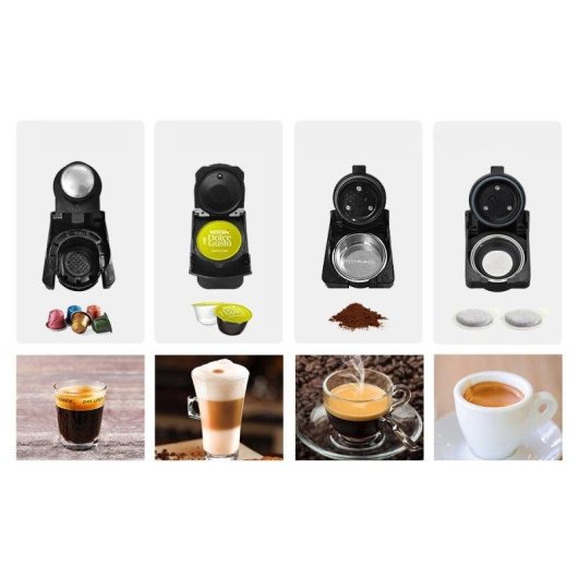 Cafetière multicapsules HiBREW H3A 1000 ml 19 Bars Café chaud et froid