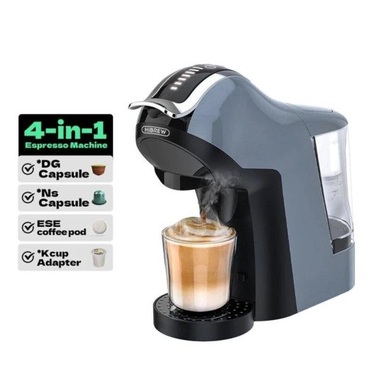 Cafetière 4 en 1 HiBREW H17 1000 ml 20 Bars Contrôle Tactile
