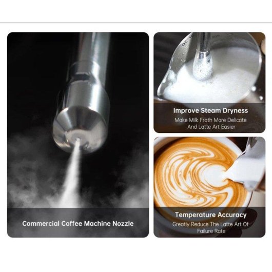 Cafetière expresso semiautomatique HiBREW H11 1,1 L 19 Bars avec vapeur