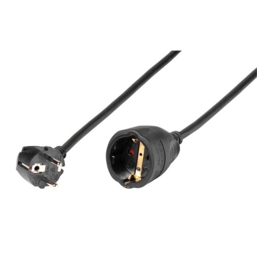 Steckdosenleiste Vivanco VVELEXTSCH5016K 1 Steckplatz 5 m Typ F schwarz 1,5 mm²