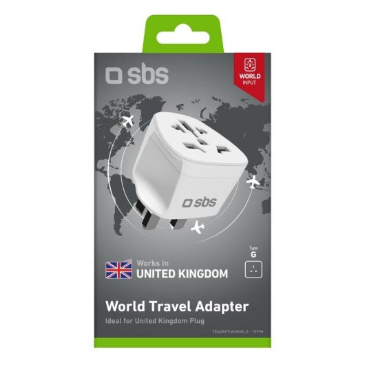 Adaptador SBS TEADAPTUKWORLD Universal
