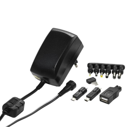 Fuente de alimentación Vivanco VVITADAPT27WUN 27W universal 3-12 V negro