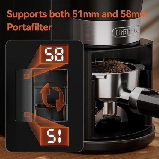 Moinho de Cafe HiBREW G3A eletrico 40 mm 31 niveis