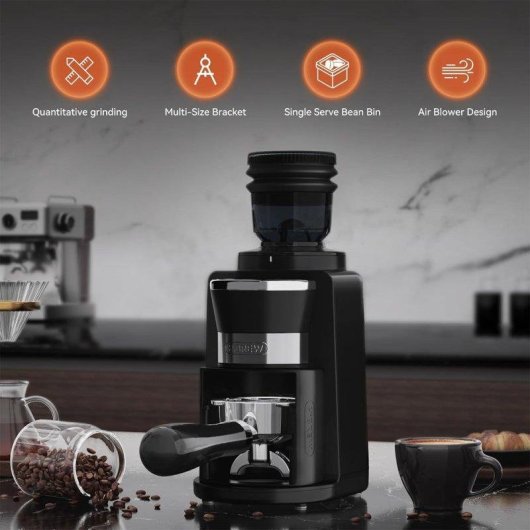 Moinho de Cafe HiBREW G3A eletrico 40 mm 31 niveis