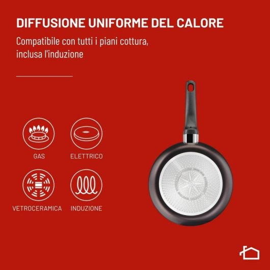 Conjunto Lagostina Cucina Eco 5 pecas aluminio preto titanio