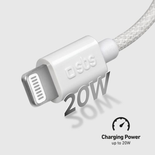 Lightning Kabel USB-A SBS 1,5 m Weiss