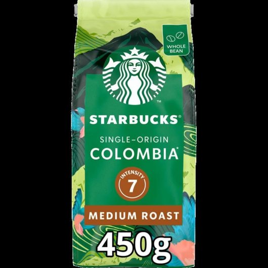 Café en grano Starbucks Single Origin Colombia 450 g tueste medio intensidad 7