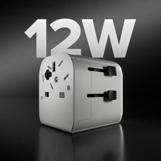 Adaptador universal SBS TEADAPTEUNND 2500W USB 2 portas