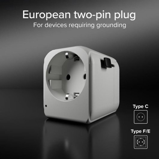 Adaptador universal SBS TEADAPTEUNND 2500W USB 2 portas