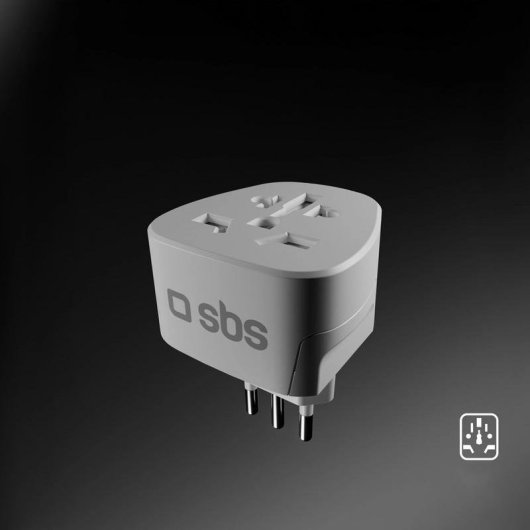 Adaptador de tomada SBS TEADAPTITWORLD Tipo L Universal