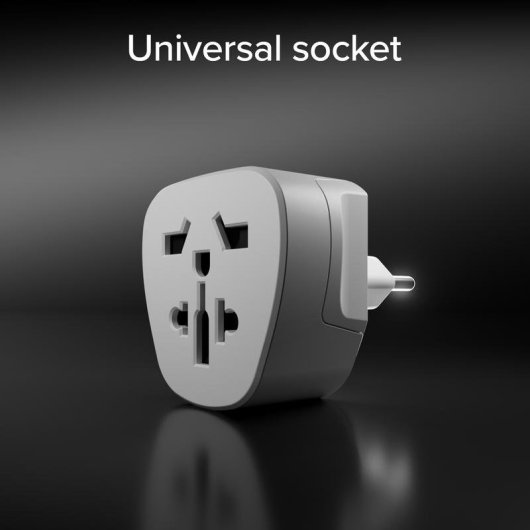 Adaptador de tomada SBS TEADAPTITWORLD Tipo L Universal