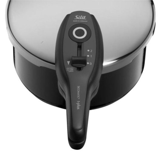Olla a presión conjunto Silit Silargan Sicomatic t-Plus 4,5L + 3L Negro