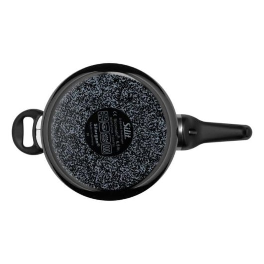 Olla a presión conjunto Silit Silargan Sicomatic t-Plus 4,5L + 3L Negro