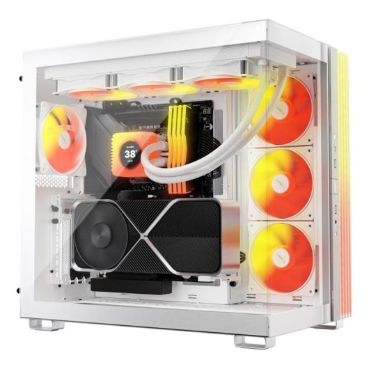 Be quiet Flüssigkeitskühlung Light Loop IO LCD 360mm RGB 3 Lüfter, anpassbare Beleuchtung