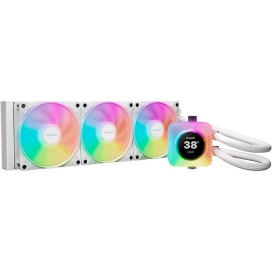 Be quiet Flüssigkeitskühlung Light Loop IO LCD 360mm RGB 3 Lüfter, anpassbare Beleuchtung