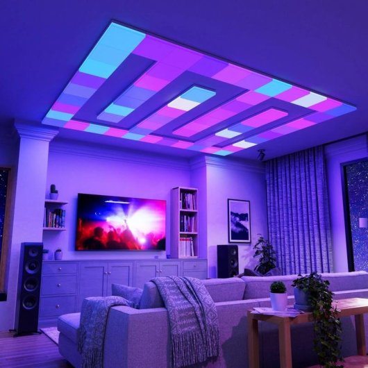 Plafonnier intelligent Nanoleaf Skylight RGB Blanc 2700-6500K Wi-Fi
