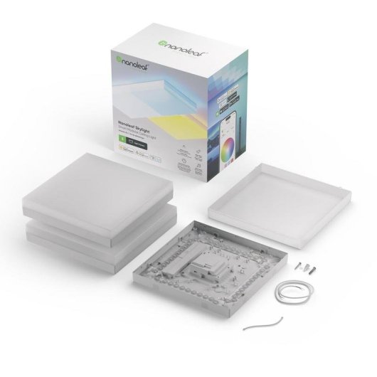 Plafonnier intelligent Nanoleaf Skylight RGB Blanc 2700-6500K Wi-Fi