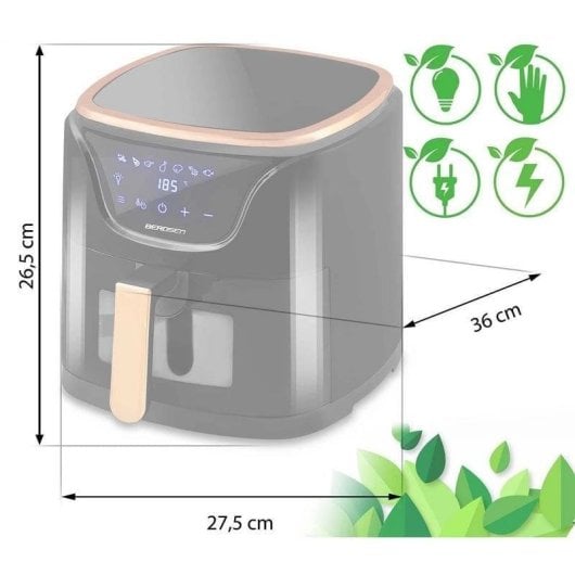 Air Fryer Berdsen BD-652 5 L 1500 W com 7 Programas