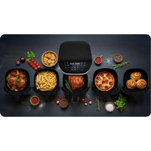 Fritadeira de Ar Berdsen BD-660 8L 1700W com 12 Programas e Ecrã LED
