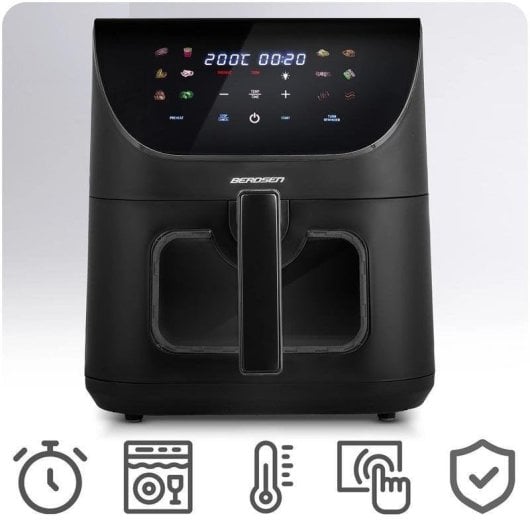 Air Fryer Berdsen BD-660 Janela 8 L 1700 W 12 Programas Ecrã LED