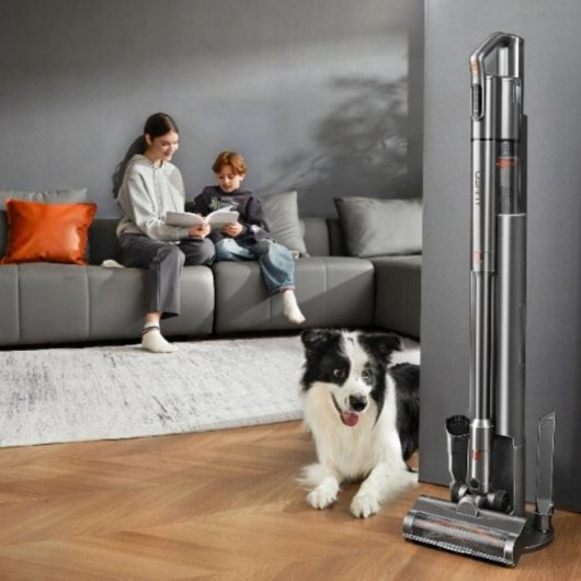 Aspirador sem Fios UWANT V500 350W 40 min Autolimpeza Cinzento