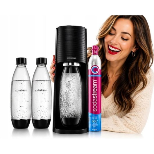 Carbonatateur SodaStream Terra Megapack Noir 1 L