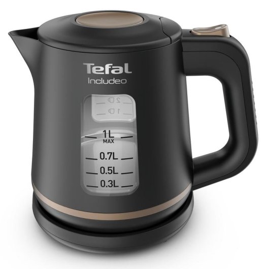 Bollitore Includeo KI5338 1 L 2400 W Nero