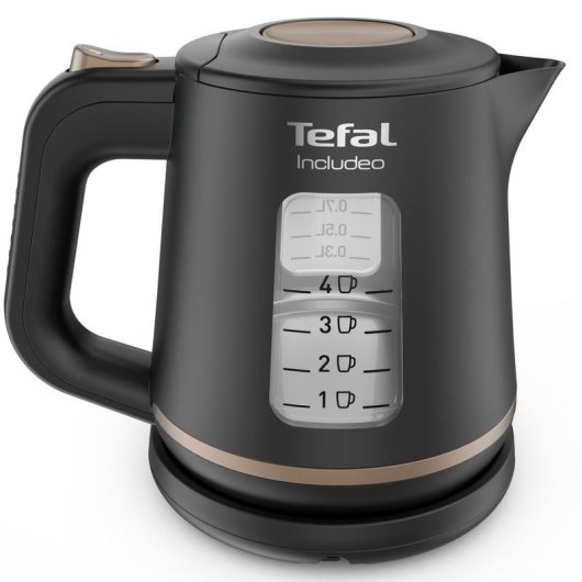 Bollitore Includeo KI5338 1 L 2400 W Nero