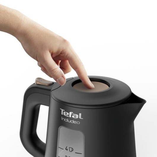 Bollitore Includeo KI5338 1 L 2400 W Nero