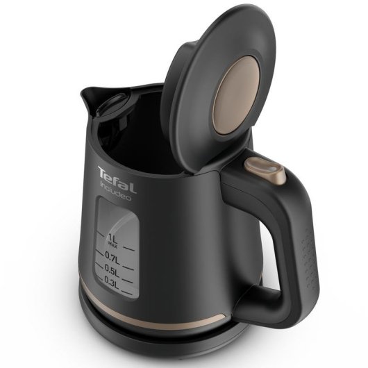 Bollitore Includeo KI5338 1 L 2400 W Nero