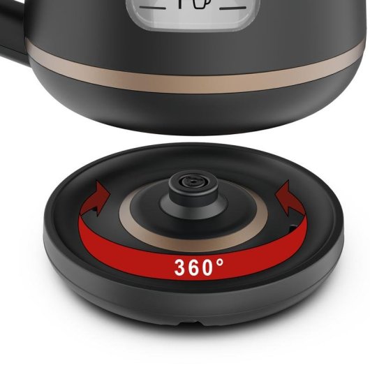 Bollitore Includeo KI5338 1 L 2400 W Nero