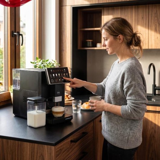 Cafetera Automática Eldom ECA10 1,5 L 20 Bares con espumador de leche