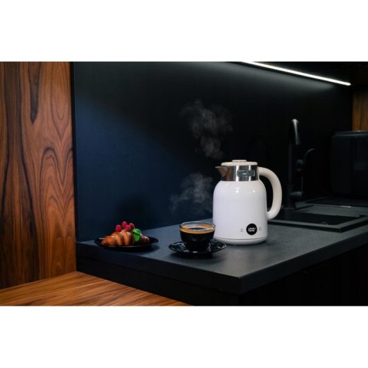 Chaleira eletrica sem fios Lehmann Torino 1,5 L 2200 W LED regulação de temperatura
