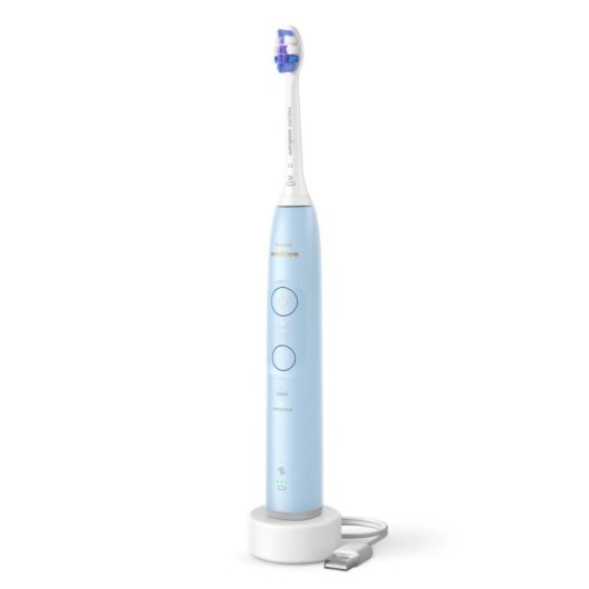 Cepillo de Dientes Sónico Philips Sonicare 6100 HX7406/01 Sensitive 1 Cabezal Sensor de presión Temporizador