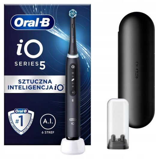 Brosse à Dents Oscillo-Rotative Oral-B iO Series 5 5 Modes Capteur Pression Étui